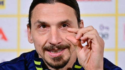 瑞典战神归来 伊布出席世界杯预选赛关键战前发布会