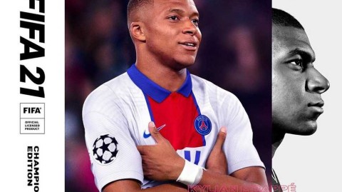 新王登基：姆巴佩荣耀加冕《FIFA21》封面，时代火炬从梅罗传向未来