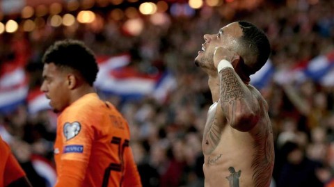 欧预赛激情夜：荷兰队补时绝地反击，主场三比一力擒北爱尔兰