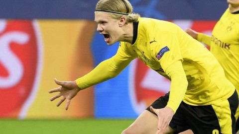 欧冠经典一战：哈兰德独中两元，多特蒙德惊险晋级八强