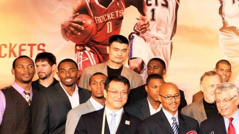 回顾经典NBA中国赛，姚明广州晚宴引追忆
