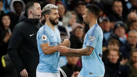 蓝月亮的双星闪耀：热苏斯双响，德布劳内替补造乌龙导演曼城大胜