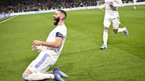 本泽马追平传奇亨利并列法国历史最佳射手