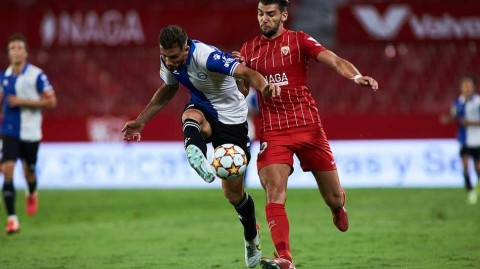 塞维利亚与阿拉维斯季前练兵 友谊赛精彩瞬间回顾