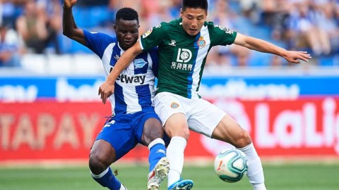 武磊替补登场难破僵局 西班牙人客场闷平阿拉维斯