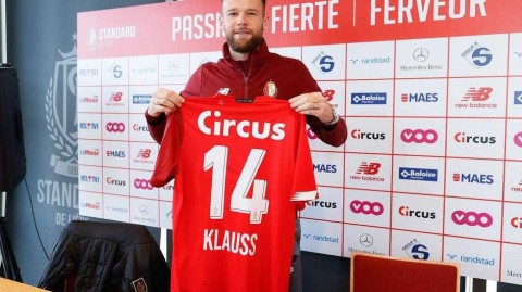 漂泊的桑巴前锋，亮相比利时：克劳斯租借加盟标准列日