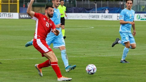 欧国联赛场上的胜利曙光马耳他客场力克圣马力诺