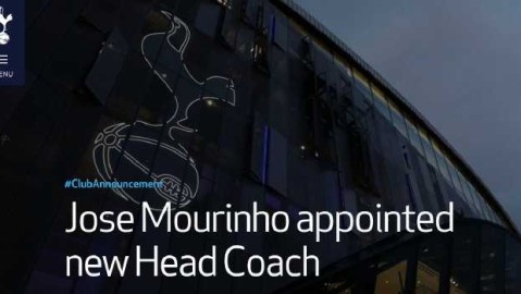 狂人归来！穆里尼奥入主托特纳姆热刺的激情岁月