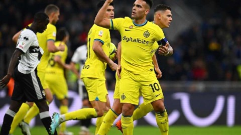 意大利杯蓝黑军团加时逆转 阿切尔比头球绝杀助国米晋级