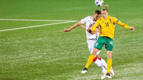 维尔纽斯雨夜进球大战 立陶宛两度追平白俄罗斯