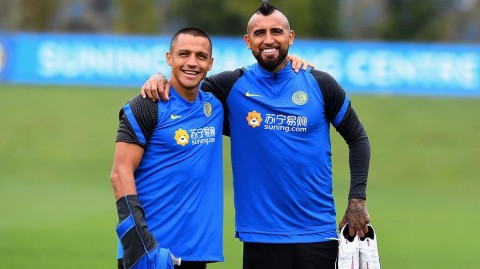 蓝黑新篇章：比达尔亮相训练场，国米全速冲刺新赛季