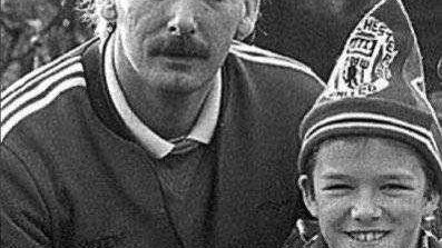 感谢父亲成就传奇 贝克汉姆晒温馨旧照：你给了我敬业精神与成功的动力