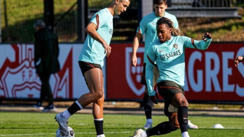 葡萄牙队奥埃拉什集训掠影 王牌C罗伤势无碍状态火热