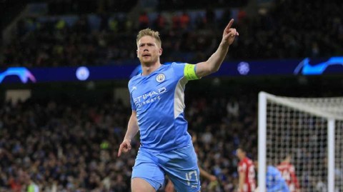 德布劳内主场十一战独造十四球彰显中场大师本色