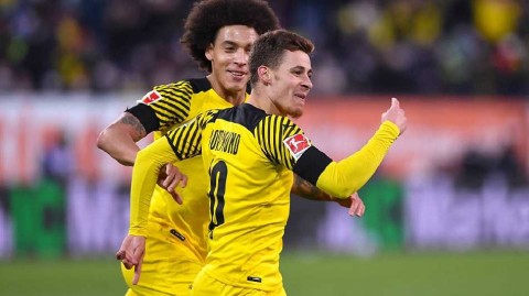 奥格斯堡战平多特蒙德 小阿扎尔精彩一条龙难救主