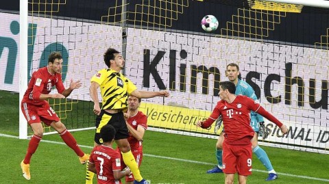 德甲国家德比经典瞬间：拜仁客场三比二逆转多特蒙德全记录