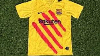 巴萨四道血痕战袍正式亮相，国家德比客场挑战皇马将披挂上阵