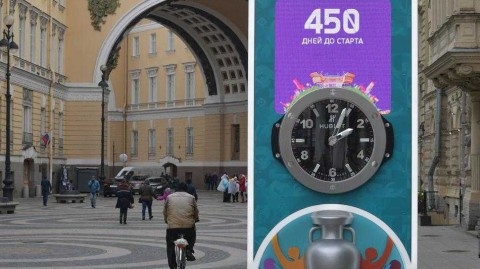 疫情下的欧洲杯：圣彼得堡倒计时钟拨向四百五十天后的重逢