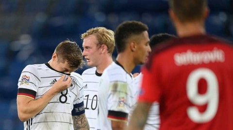 欧国联焦点战：德国客场言和瑞士，两连平开局遇阻