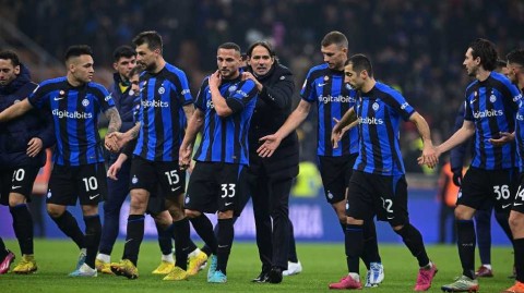 意杯巅峰对决蓝黑军团力克真蓝黑 达米安一箭定江山助国米挺进四强