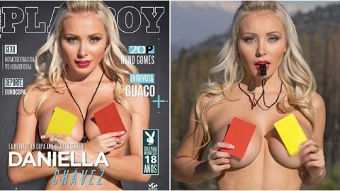 绿茵场上的红牌诱惑：智利女神丹妮拉查韦斯演绎足球最辣瞬间