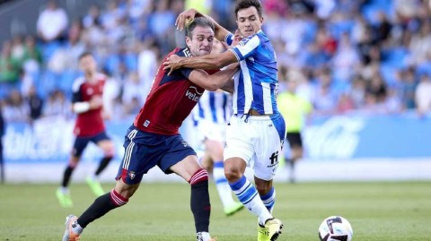 皇家社会友谊赛小胜奥萨苏纳为新赛季练兵