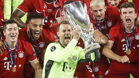 欧冠冠军续写辉煌 拜仁慕尼黑加时绝杀塞维利亚捧得欧洲超级杯