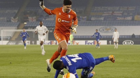 蓝狐主场完胜布拉加，莱斯特城创欧战纪录之夜