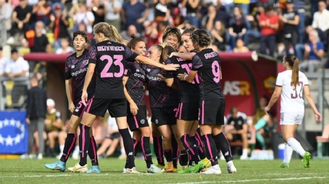 罗马女足强势挺进欧冠正赛主场大胜布拉格斯巴达锁定历史性晋级