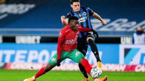 布鲁日扬布雷德尔球场奏凯，二比一逆转奥斯坦德豪取关键三分