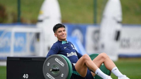 国际米兰备战意甲联赛，阿根廷与意大利国脚回归训练场