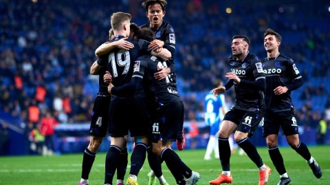 西甲激战：久保建英闪耀客场，皇家社会险胜西班牙人