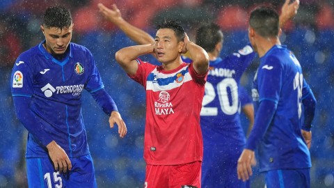 西班牙人客负赫塔菲，武磊八十九分钟替补登场难救主