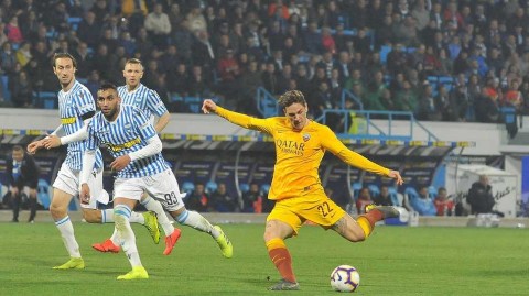 意甲联赛斯帕尔主场爆冷击败罗马佩塔尼亚打入制胜球