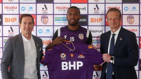 神锋空降澳洲！斯图里奇亮相珀斯光荣，昔日欧冠冠军前锋开启澳超新征程