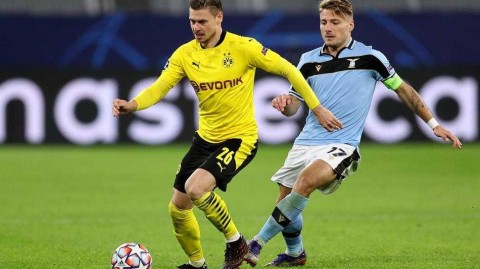 欧冠激战：多特蒙德战平拉齐奥，黄黑军团提前出线