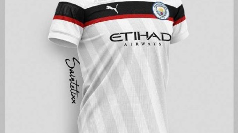 曼城蓝白渐变战袍谍照曝光，下赛季主场球衣演绎全新“缅因路”记忆