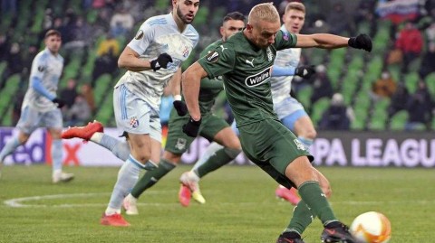 欧联杯激战：克拉斯诺达尔连追两球，主场2-3憾负萨格勒布迪纳摩