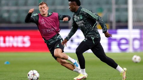 波兰华沙的欧冠前夜：皇家马德里备战矿工的训练与决心