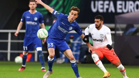 根特鏖战西汉姆联 欧协联四强悬念留至次回合