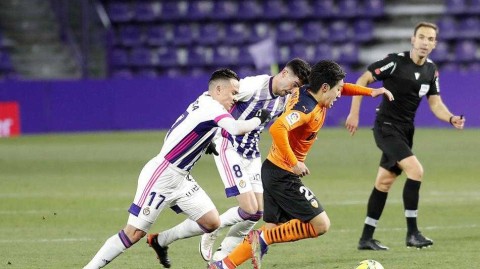 索莱尔世界波定乾坤，瓦伦西亚客胜巴拉多利德终结八轮不胜