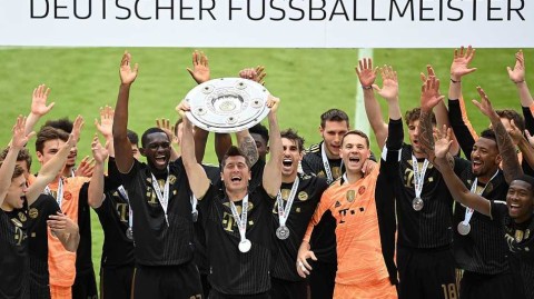 德甲史诗收官：拜仁5-2奥格斯堡，莱万补时绝杀打破尘封49年进球纪录