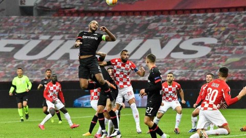 欧联杯激情夜：勒沃库森火力全开，大胜贝尔谢巴夏普尔