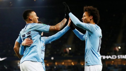 联赛杯半决赛曼城狂胜伯顿创纪录 热苏斯大四喜引领进球盛宴