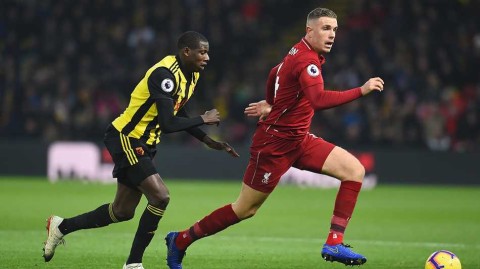 利物浦逆转沃特福德 萨拉赫打破僵局阿诺德扩大比分