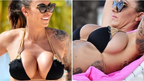 英国女星乔迪·马什海滩秀身材 自曝曾与兰帕德秘密相恋