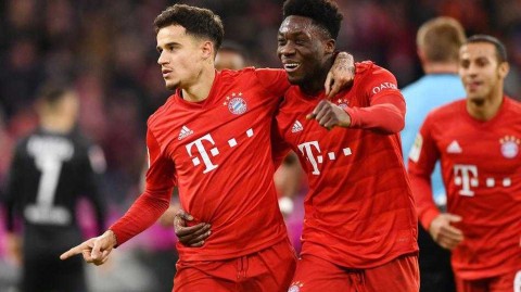 安联球场的赤色狂想曲：库蒂尼奥独造五球，拜仁六比一逆袭不莱梅