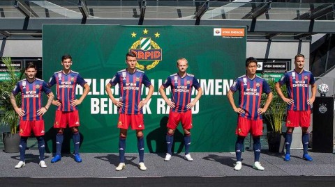 绿白军团的崭新战袍 维也纳快速新赛季球衣发布会纪实