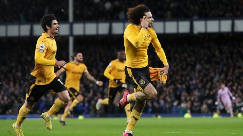 英超战报：埃诺里补时绝杀 狼队客场逆转埃弗顿