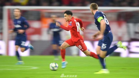 欧冠小组赛完美收官：拜仁慕尼黑3比1力克托特纳姆热刺